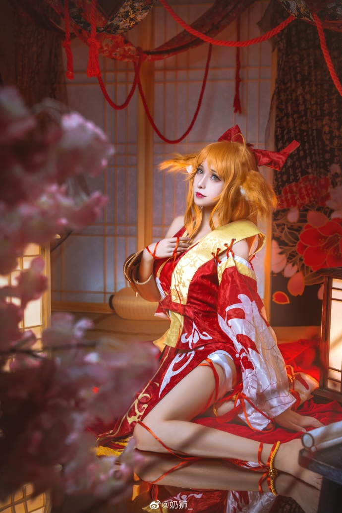 【COS正片】狐妖小红娘 涂山红红cos cn奶狮 - 第4张 - 机器猫次元