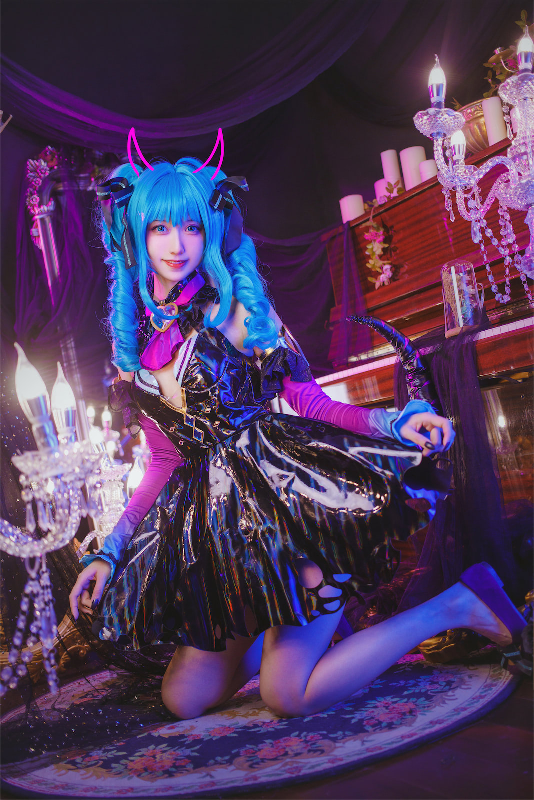木绵绵OwO - Miku小恶魔 [19P] - 第6张 - 机器猫次元