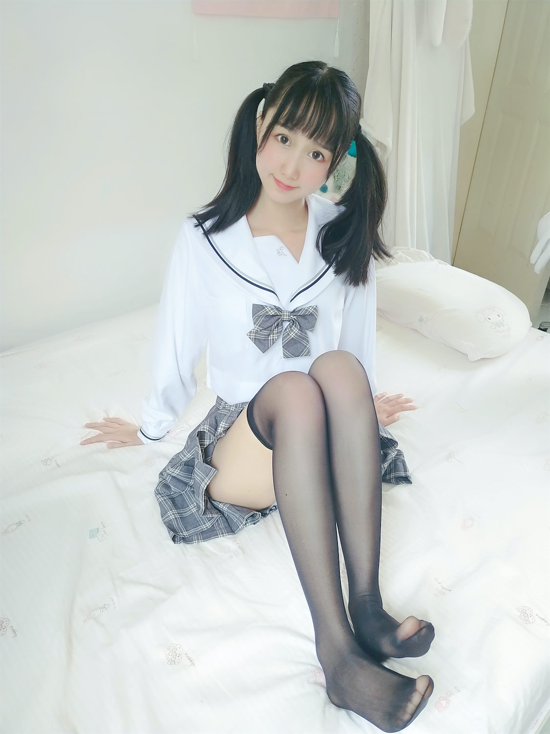 木绵绵OwO - 双马尾JK [21P] - 第2张 - 机器猫次元