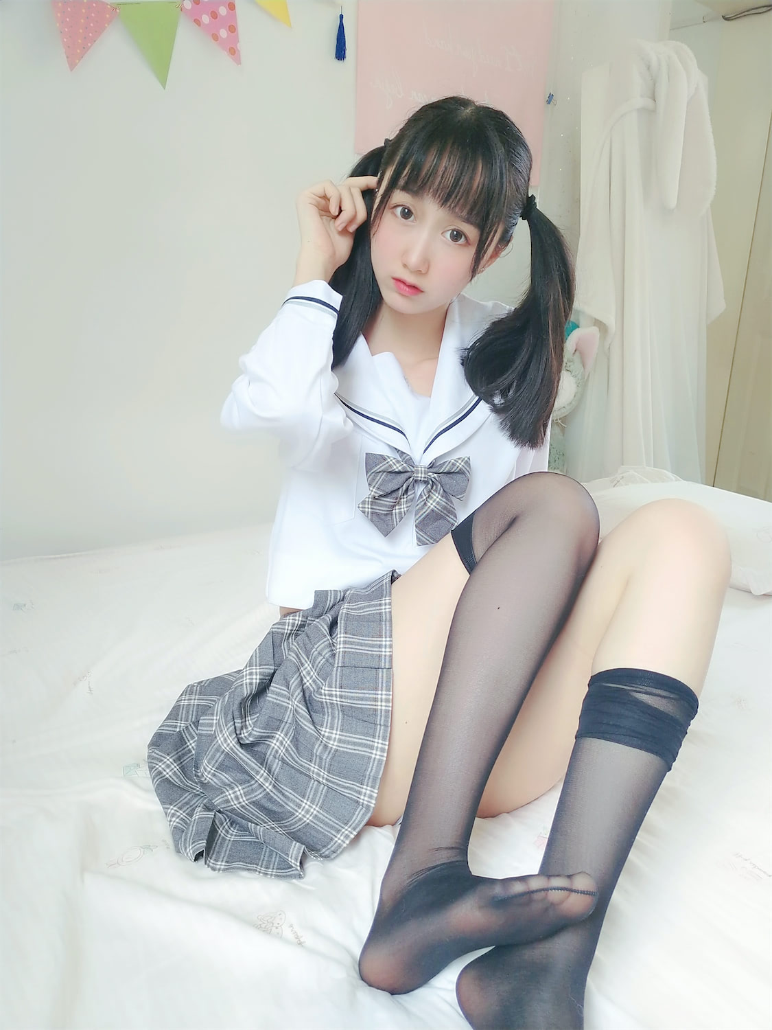 木绵绵OwO - 双马尾JK [21P] - 第6张 - 机器猫次元