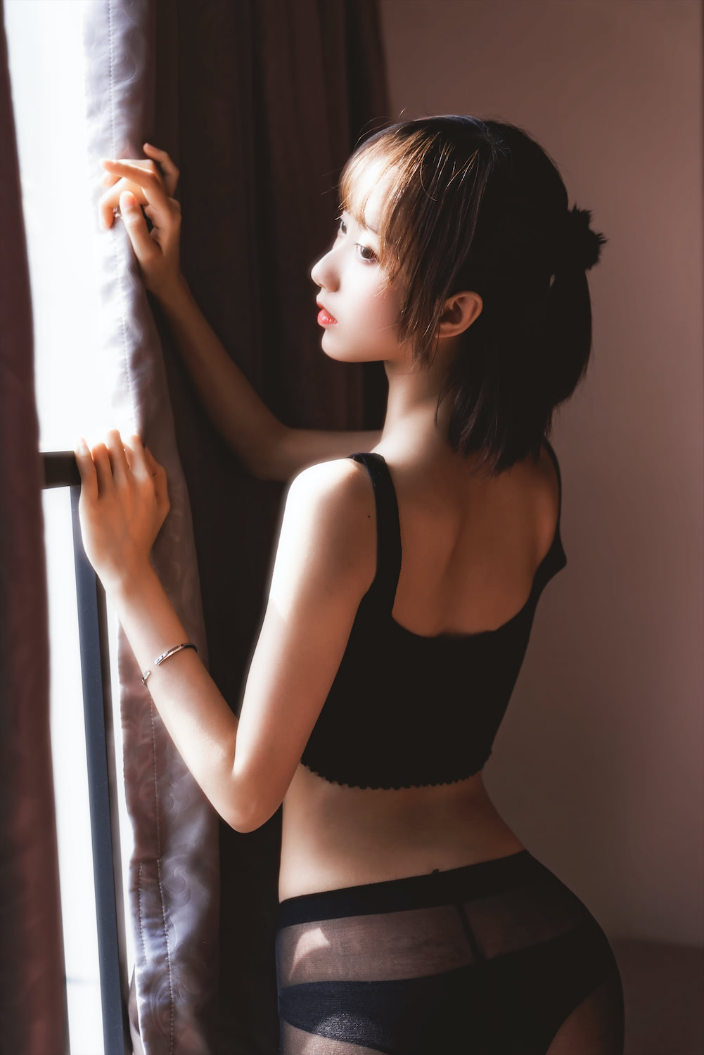 木绵绵OwO - 黑丝健身服 [83P] - 第3张 - 机器猫次元