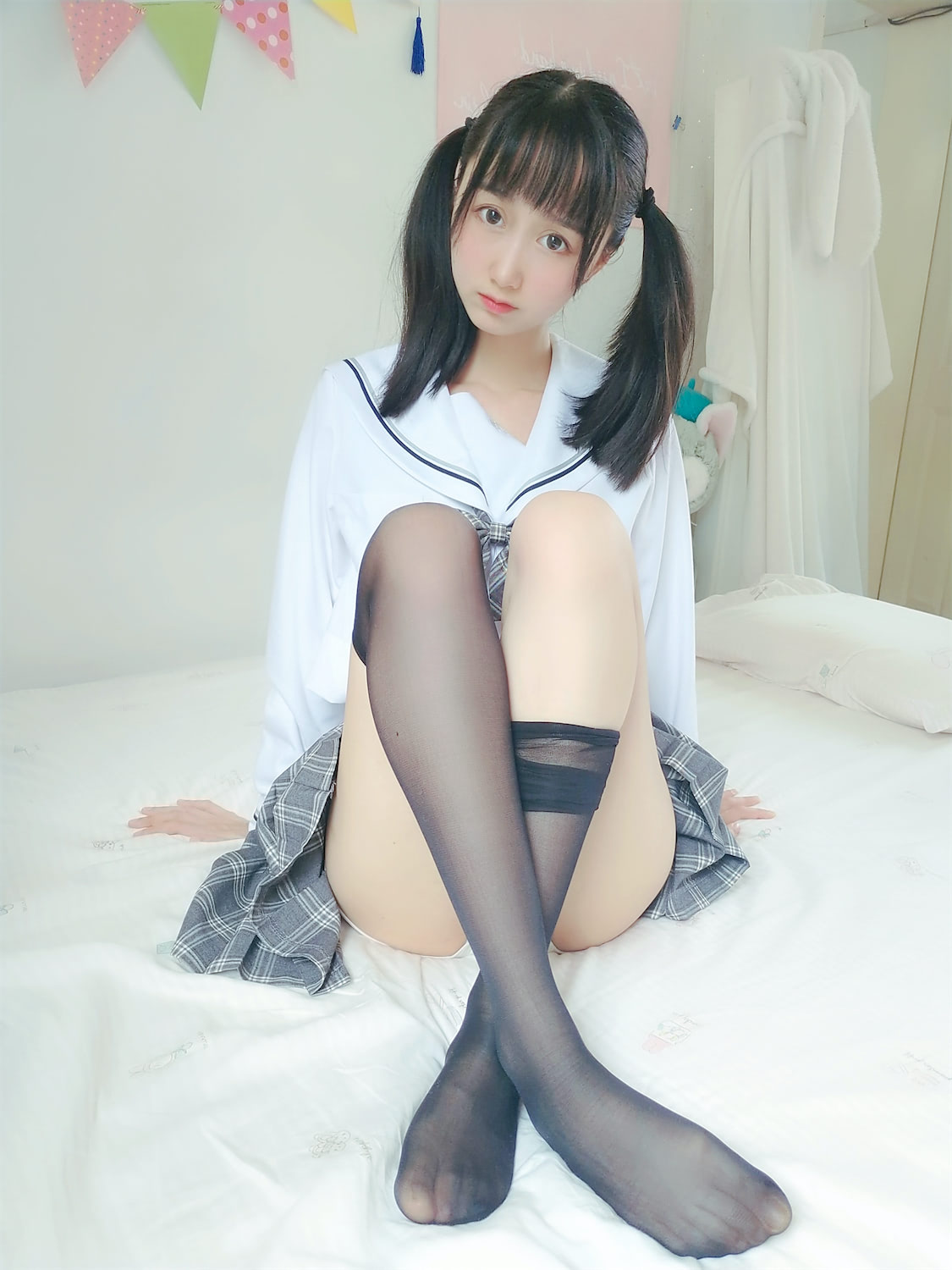 木绵绵OwO - 双马尾JK [21P] - 第5张 - 机器猫次元