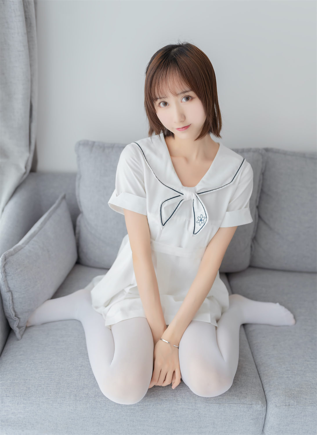 木绵绵OwO - 水手白裙 [40P] - 第4张 - 机器猫次元