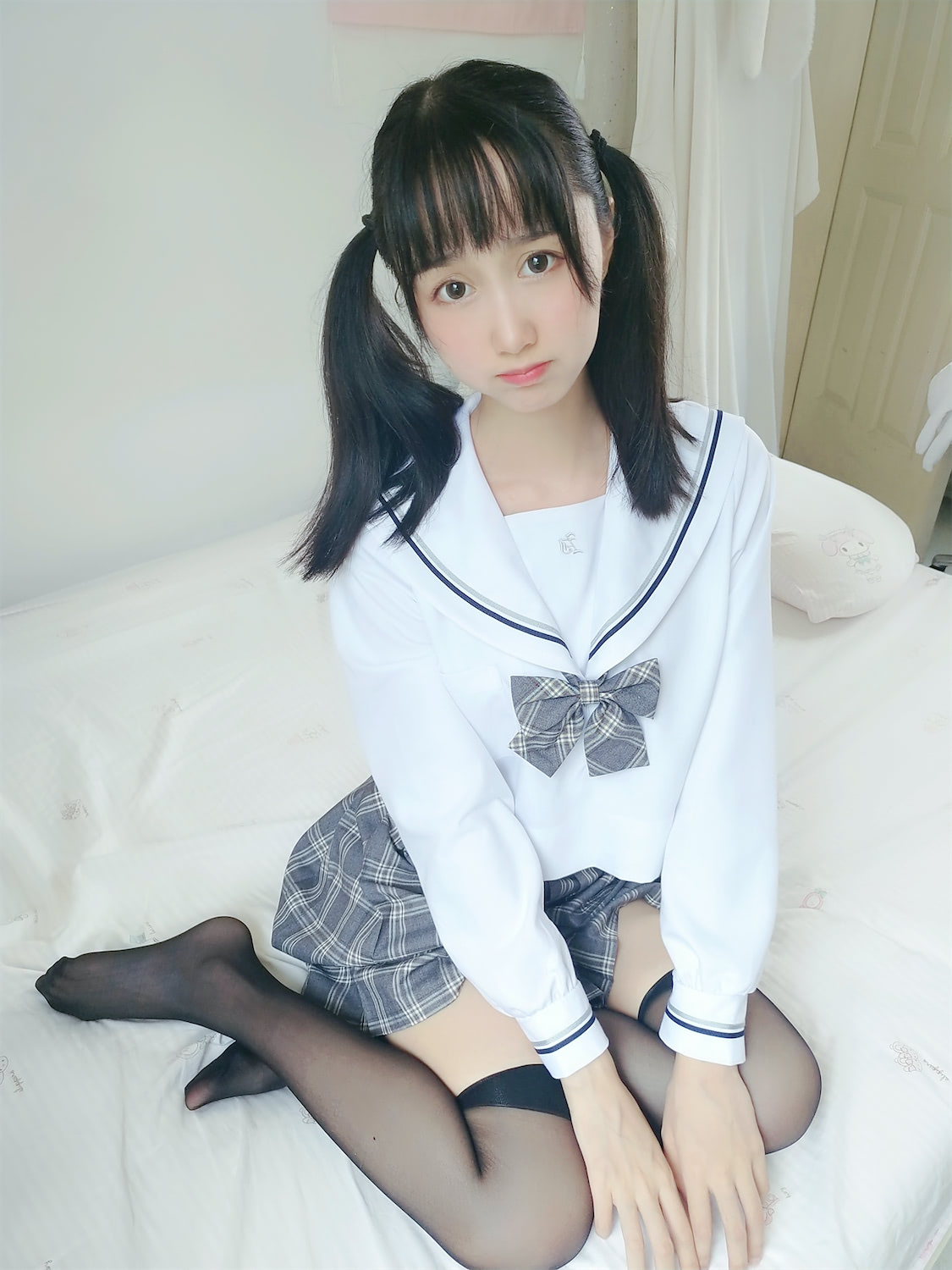 木绵绵OwO - 双马尾JK [21P] - 第4张 - 机器猫次元