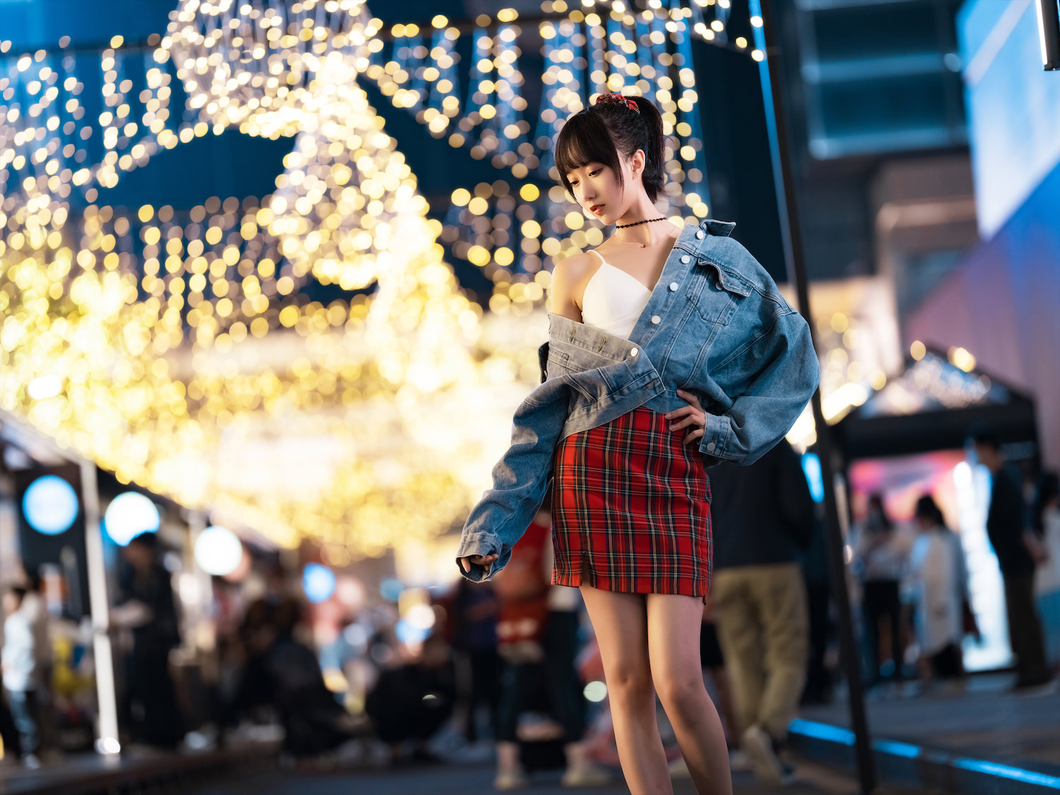 木绵绵OwO - 都市夜恋 [26P] - 第4张 - 机器猫次元