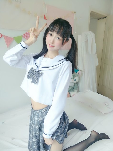 木绵绵OwO - 双马尾JK [21P]